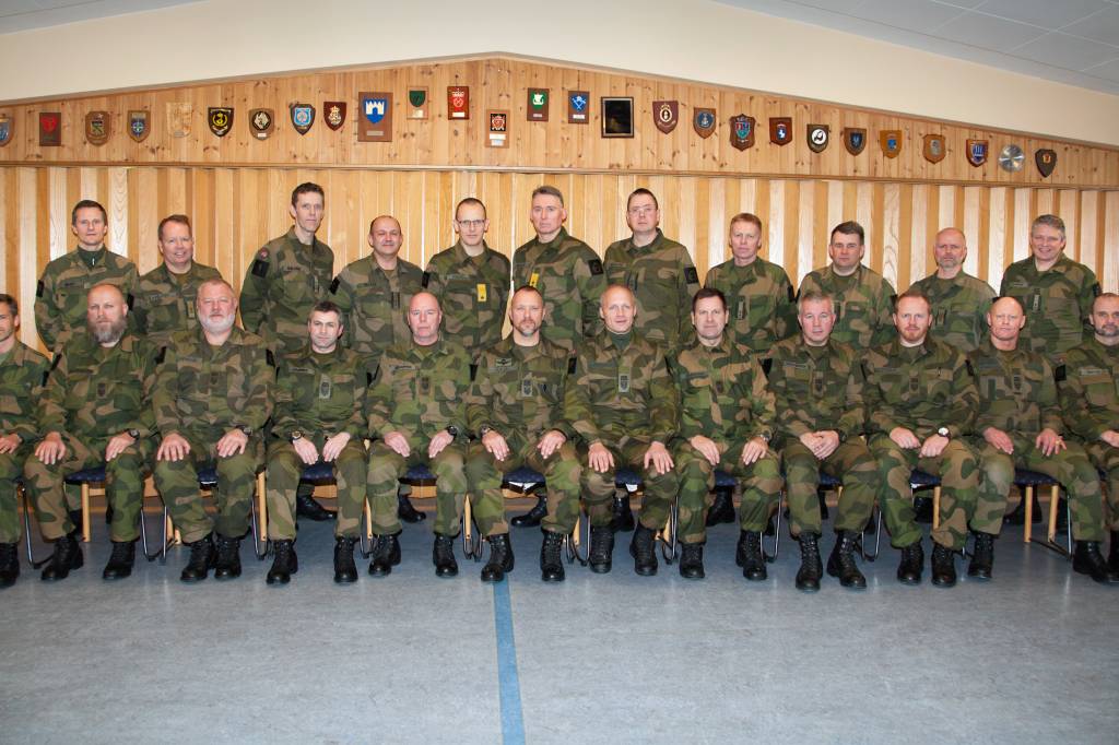 Kommandérsersjantene inntar HV (Gruppebilde)