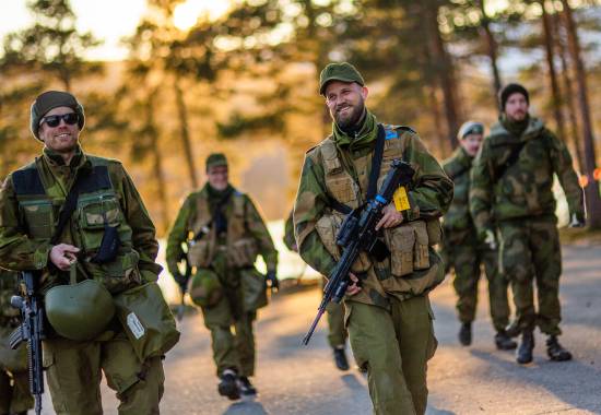 God stemning i HV-16208 under øvelse Bifrost 2019