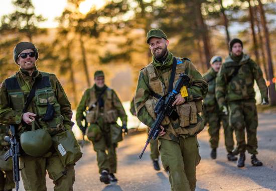 God stemning i HV-16208 under øvelse Bifrost 2019