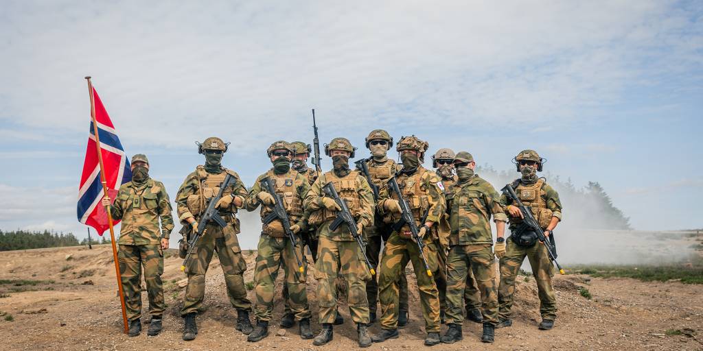 Norske instruktører i operasjon Interflex.