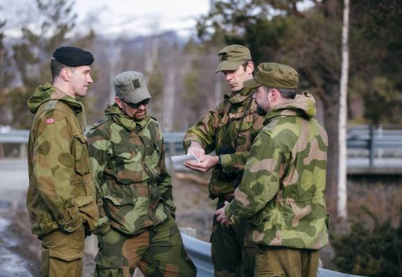 Taktisk offiserskurs på Heimevernets skole- og kompetansesenter på Dombås.