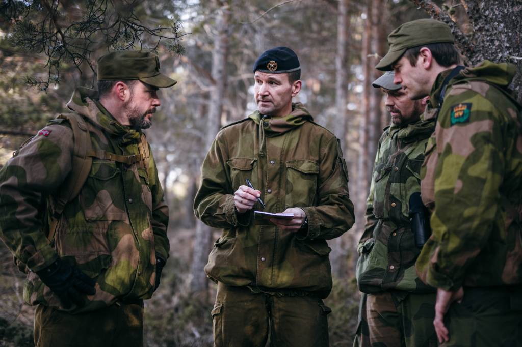 Taktisk offiserskurs på Heimevernets skole- og kompetansesenter på Dombås.