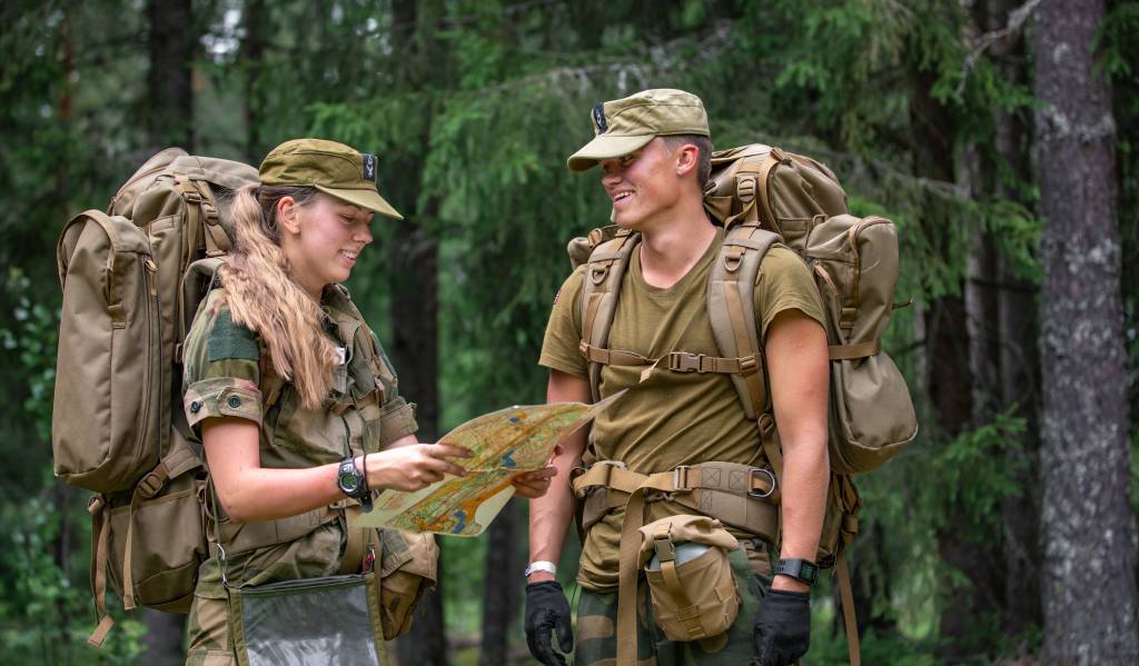 Bildet er tatt under Forsvarets opptak og seleksjon (FOS).
