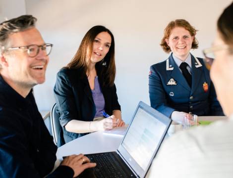 Illustrasjonsfoto  av ansatte i Forsvaret