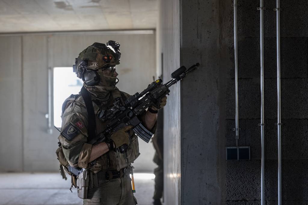 TMBN HRS på VJTF-øvelsen Wettiner Schwert i Tyskland sammen med tyske og tsjekkiske styrker.