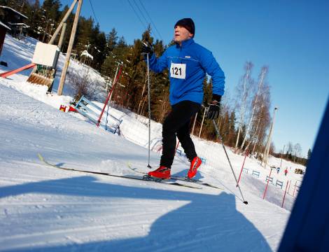 Forsvarssjefens skidag. Forsvarssjefen var ikke til stede. 