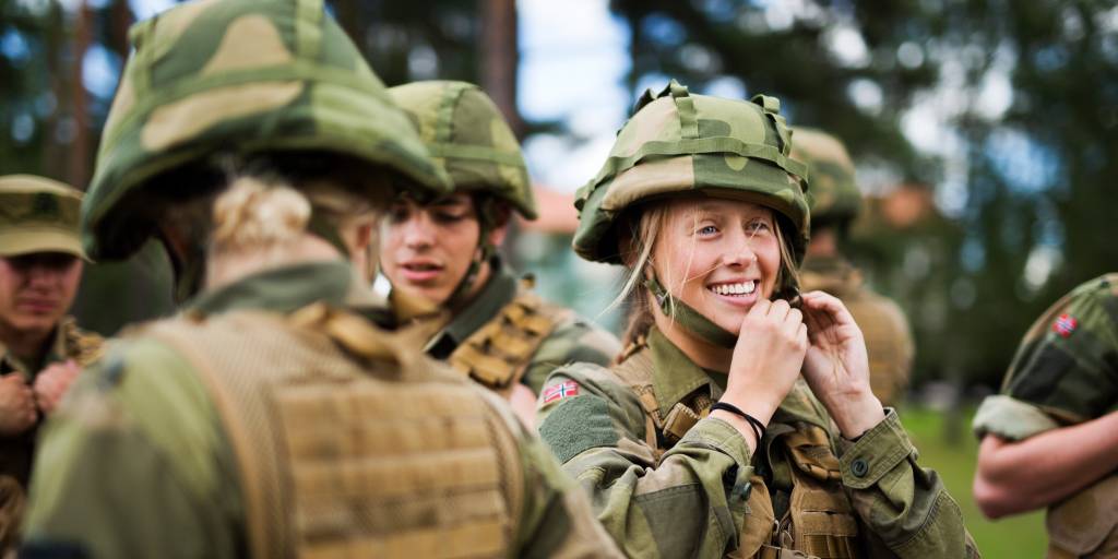 Rekrutt på rekruttskolen