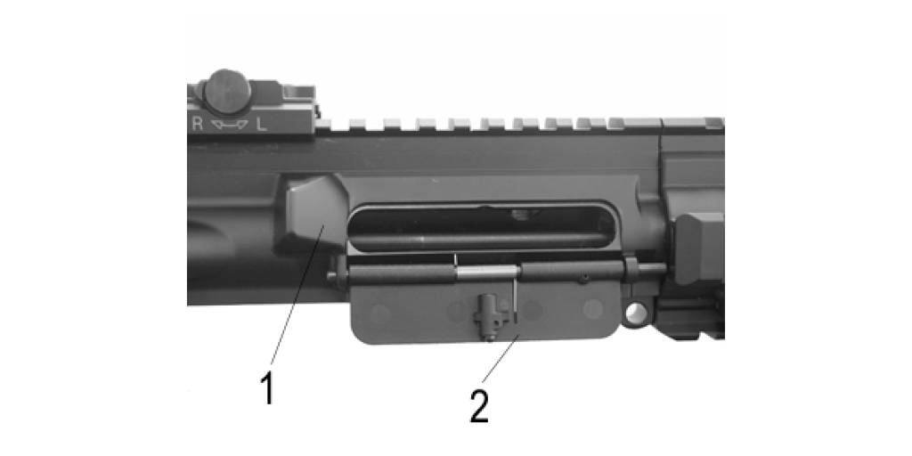 HK416 hylseavviser og støvdeksel