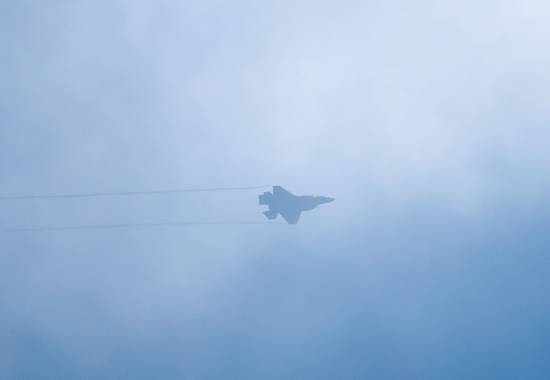 Et norsk F-35 kampfly i luften