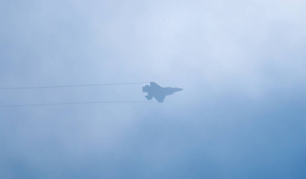 Et norsk F-35 kampfly i luften