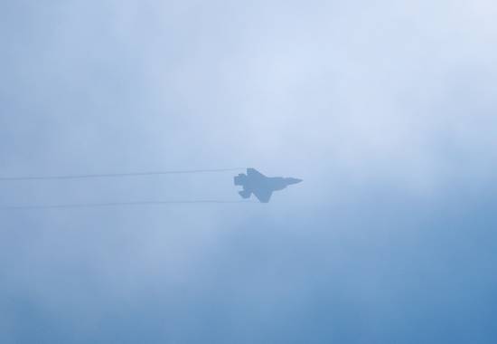 Et norsk F-35 kampfly i luften