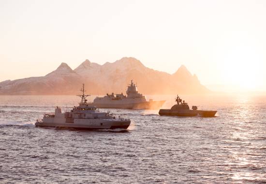 Photoex utenfor Bodø under flotex 2017 // Photoex outside Bodø during exercise Flotex 2017