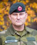 Hærens våpenskoles nytilsatte sersjantmajor Kristian Simonsen