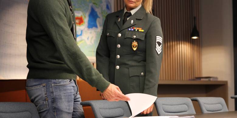 Kontorlokaler hos Etterretningstjenesten