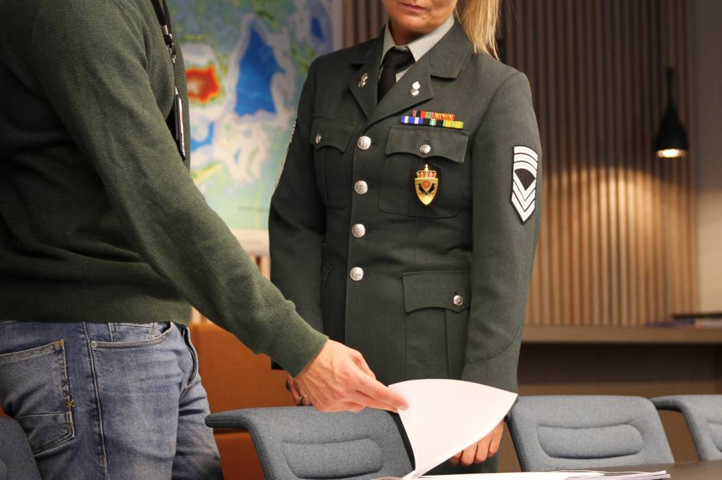 Kontorlokaler hos Etterretningstjenesten