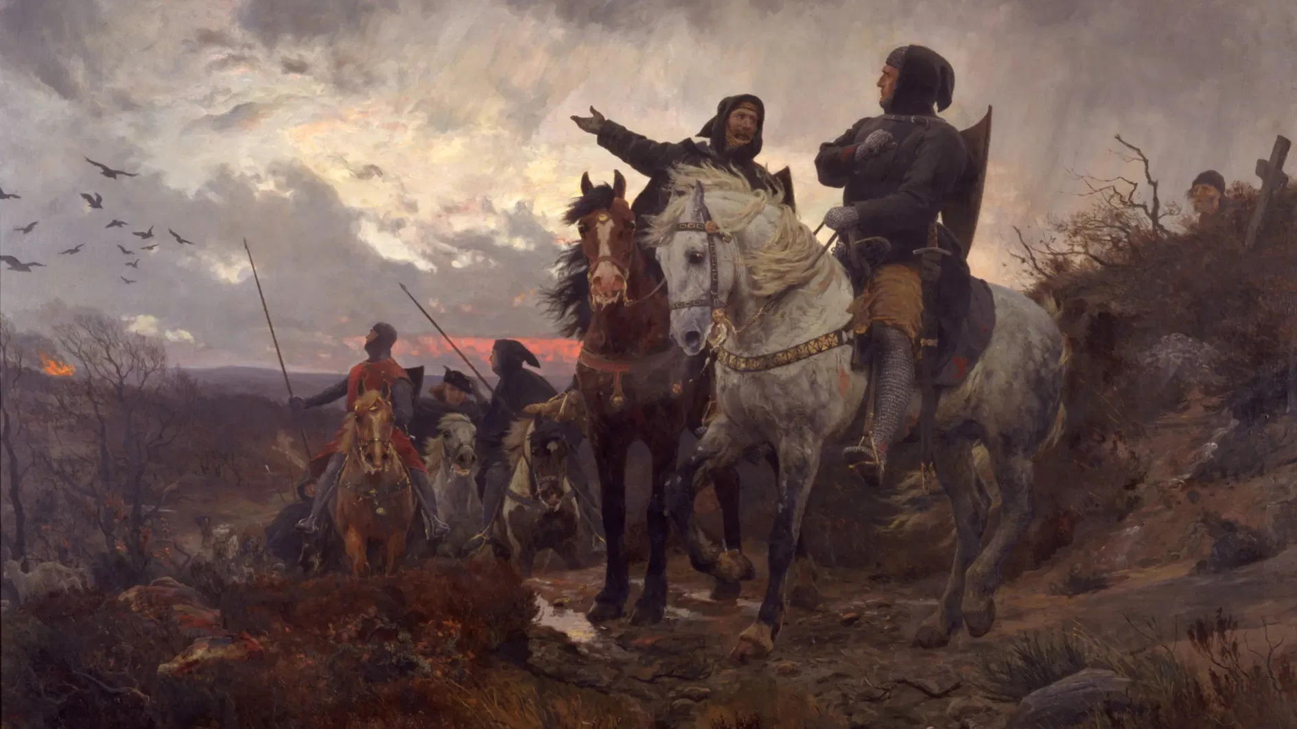 Otto_Bache_-_De_sammensvorne_rider_fra_Finderup