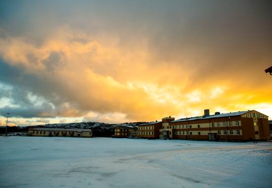 GSV - Høybuktmoen / The military camp at Høybuktmoen, used by the border patrol soldiers