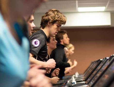 Illustrasjon fysisk test på sesjon, tredemølle