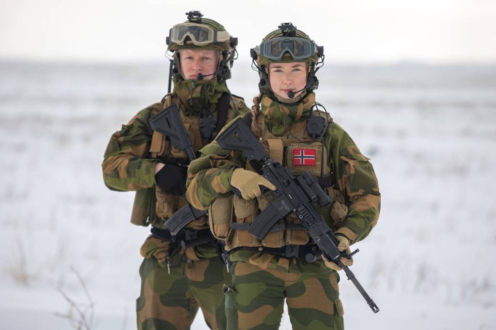 Norsk force protection under deployeringen til Island under Iceland Air Policing 2020.