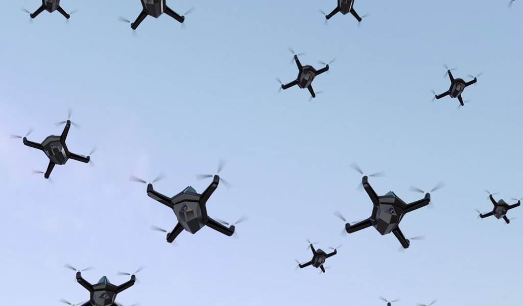 Insights drone swarm