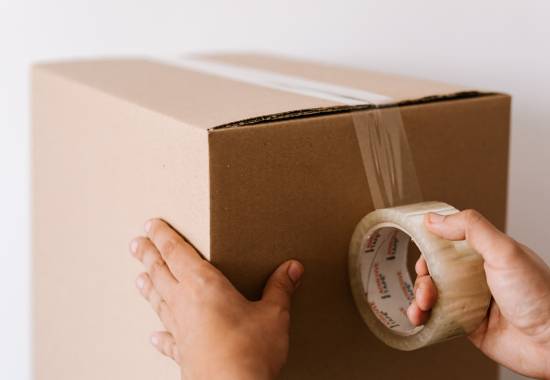 Illustrasjon teip pappeske