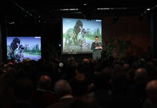 General Eirik Kristoffersen under Lanseringen av Forsvarets KI-senter