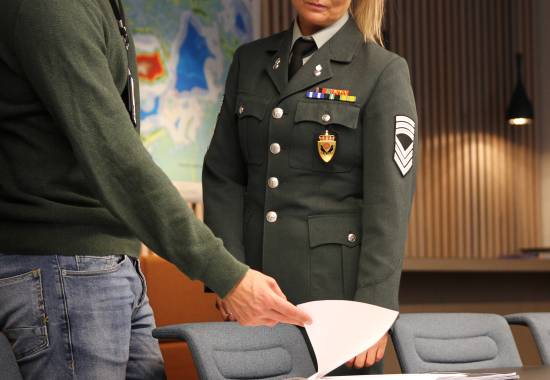 Kontorlokaler hos Etterretningstjenesten