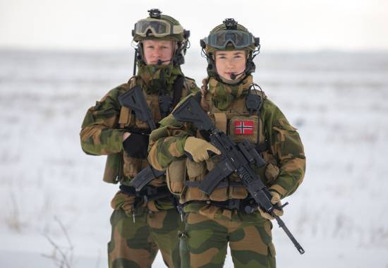 Norsk force protection under deployeringen til Island under Iceland Air Policing 2020.